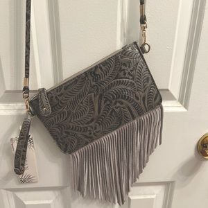 NWT Free People Fringe cross-body